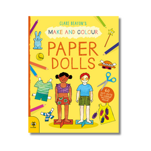 Paperback Activity Book: Make & Colour Paper Dolls