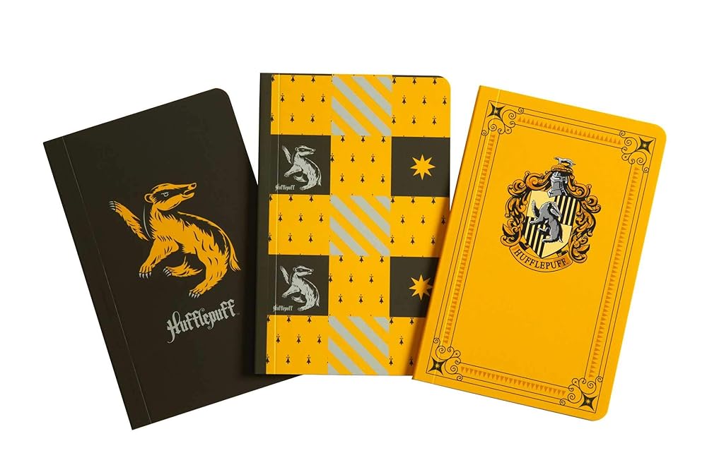 Harry Potter: Hufflepuff Pocket Notebook Collection (Set of 3) cover image