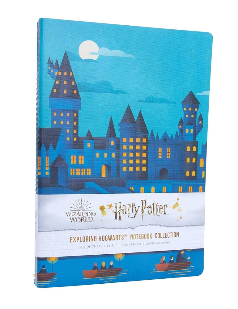 Harry Potter: Exploring Hogwarts Sewn Notebook Collection (Set of 3) cover image
