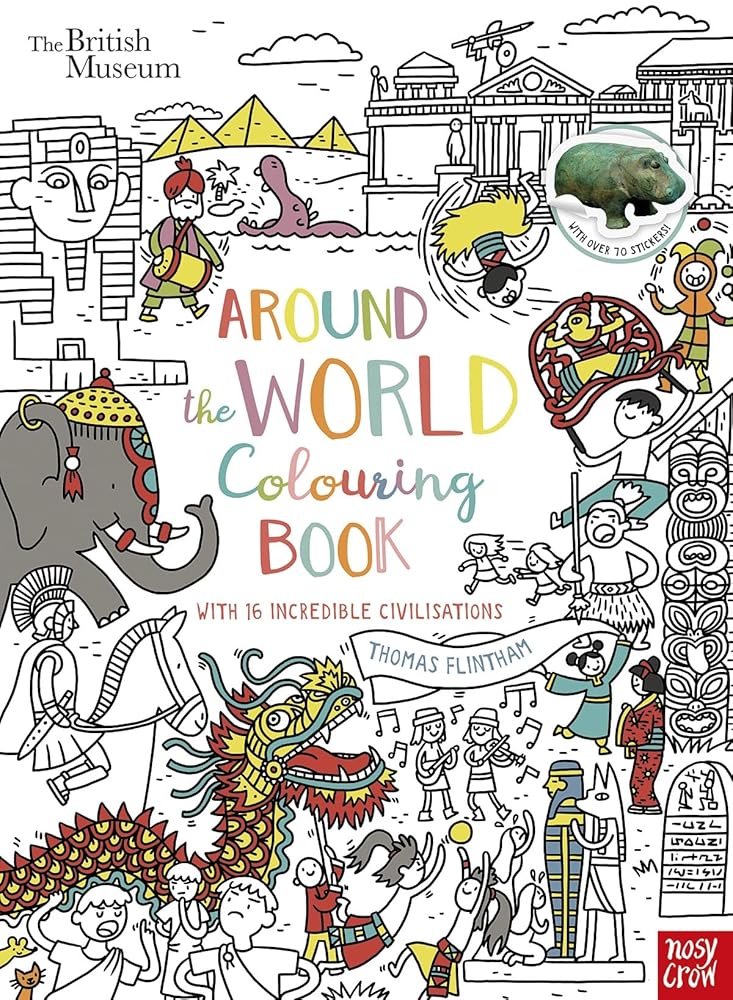 British Museum Around World Colour Book cover image