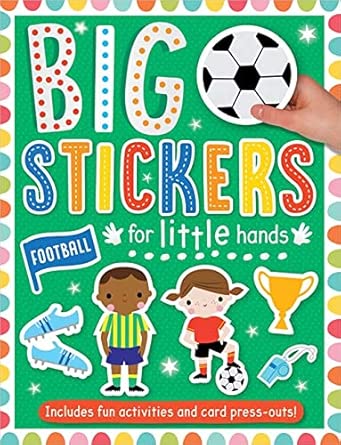 Big Stickers for Little Hands Football cover image