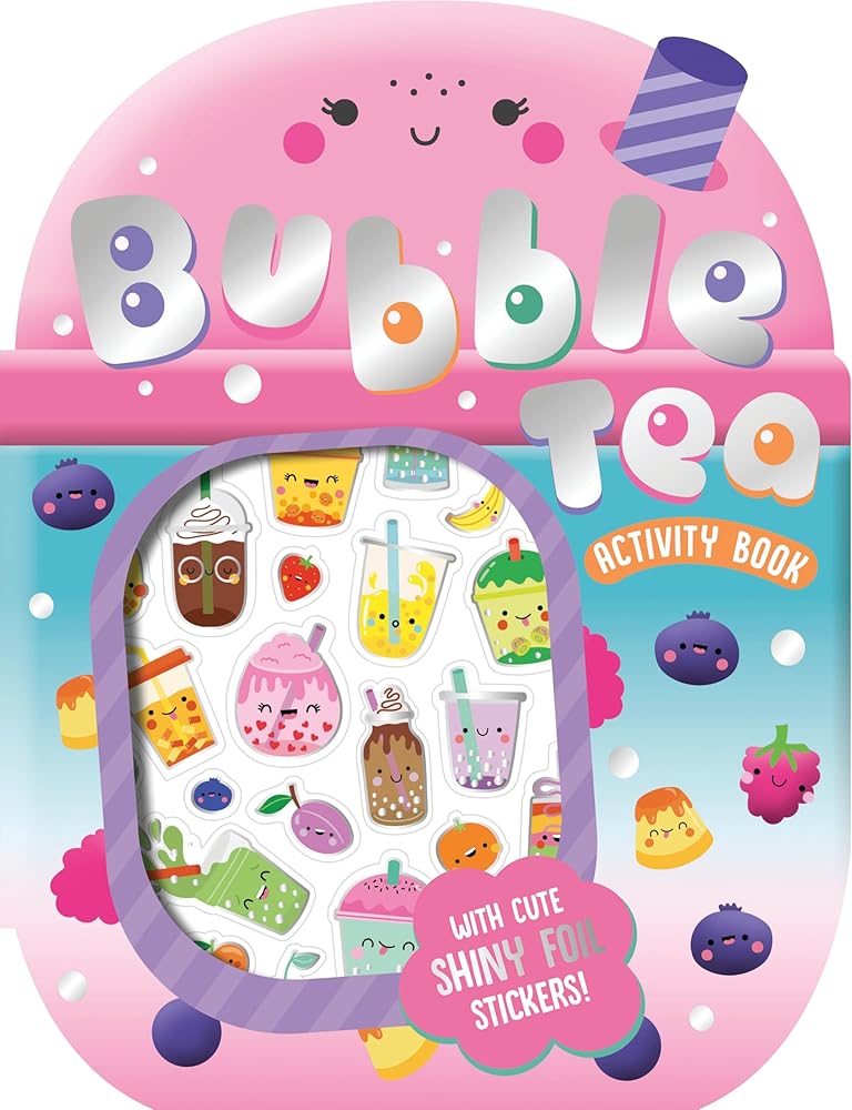 Bubble Tea Activity Book (Shiny Stickers) cover image
