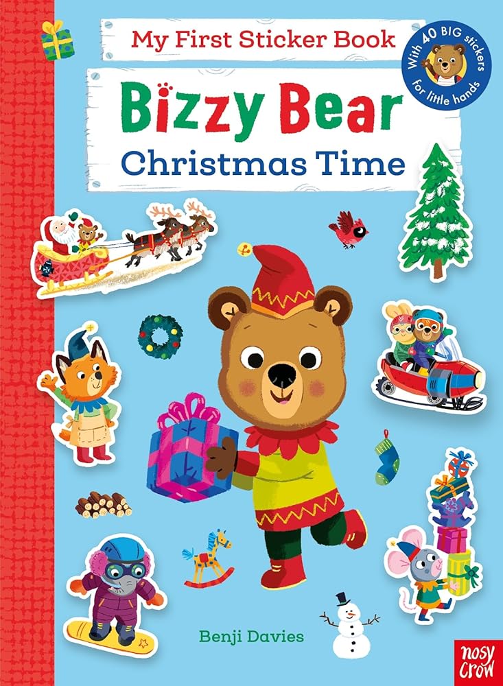 Bizzy Bear: My First Sticker Book: Christmas Time cover image