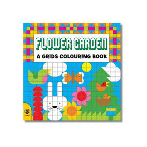 Activity Book: Flower Garden: A Grids Colouring Book