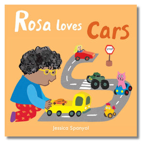 Board Book: Rosa Loves Cars